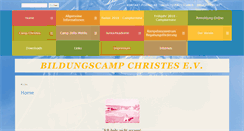 Desktop Screenshot of bildungscamp.de